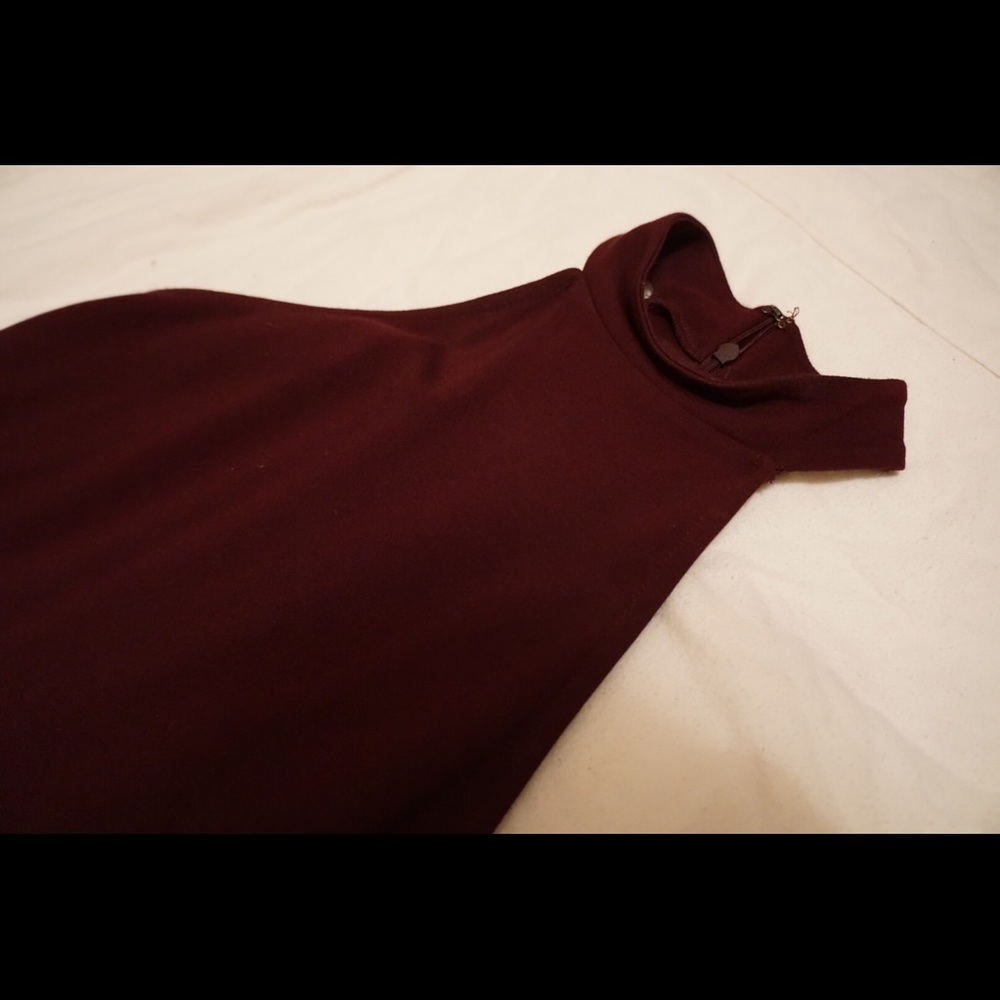 forever 21 maroon halter top dress, super comfy!